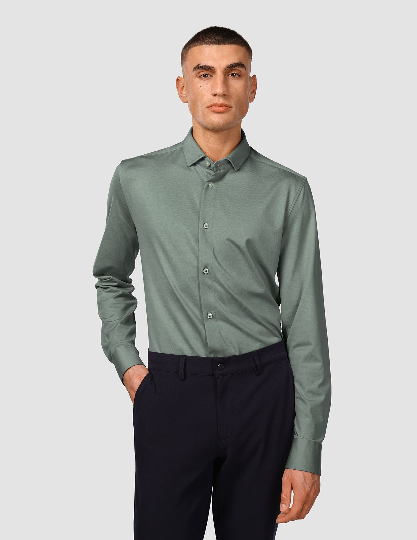 Classic Shirt Pistachio Regular